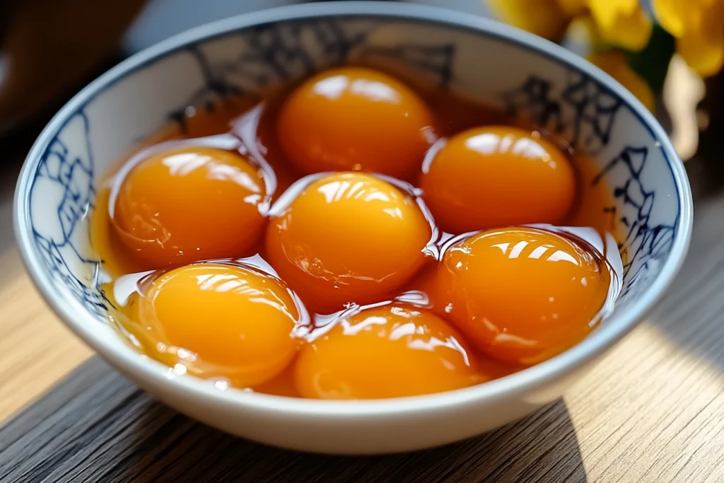 8 Essential Facts About Liquid Eggs: Everything You Need to Know 2 photo of egg yolks in a bowl in the style of an open eggs.