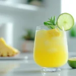 Pineapple Mocktail 12 Tropical Pineapple Cooler with Mint and Lime