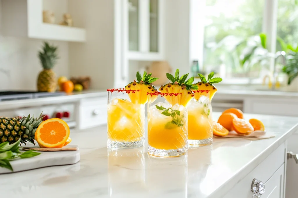 Pineapple Mocktail 15 How to Garnish and Serve Pineapple Mocktails Beautifully